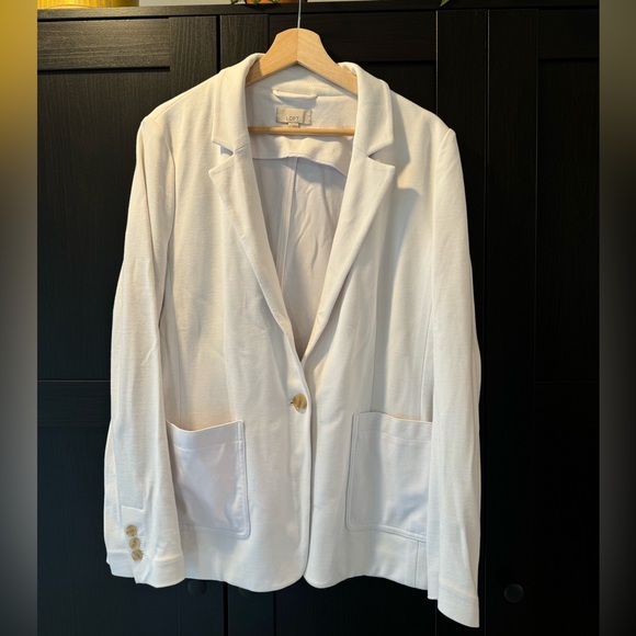 Loft Ponte Modern Blazer, white - Picture 7 of 8